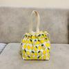 Bolsa para Lonchera Estilo Japonés Transfronteriza, Bolsa Bento, Bolsa de Almacenamiento con Cordón, Bolso Lindo, Bolsa para Mamá, Bolsa de Lona