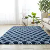 Alfombra Pequeña de Sofá Engrosada, Alfombra Rectangular Resistente a Manchas para Sala de Estar, Alfombrilla de Cama, Alfombra para Ventana de Bahía, Alfombra Tie-Dye para Dormitorio