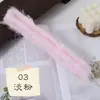 Bastão Twist de Pena e Pluma 15mm Cabelo Longo Espessado Ultra-Denso Material Artesanal DIY Fábrica de Lã Venda Direta Atacado Filhote