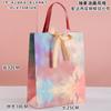 Arte abstrata pintura a óleo saco de presente loja de roupas loja de moda feminina cyber celebridade saco de papel bolsa de férias aniversário saco de papel