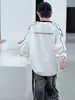 Moletom infantil para primavera e outono 2026, modelo novo, blusa estilosa de manga comprida para crianças maiores, roupa legal de outono para meninos