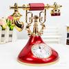 020 Despertador Teléfono Retro Reloj Clásico Creativo Adornos para Gabinete de Vino en Casa Despertador Pequeño de Mesita de Noche Reloj de Escritorio Regalo