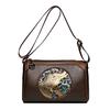 Bolsa Transversal Feminina Embossada Transfronteiriça, Bolsa Grande para o Dia a Dia, Estilo Étnico, Moderna e de Alta Qualidade, Bolsa de Ombro Único para Mãe