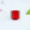 Anillo de Vidrio Colorido Retro Europeo y Americano Ai Yu Banda de Anillo Ajustable Transfronterizo Transmisión en Vivo Venta Caliente Venta al por Mayor S5021511