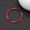 Nuevo brazalete de nudo de diamante con hilo de oro tejido a mano, producto semiacabado, estilo delgado adecuado para hombres y mujeres, se puede usar con cuentas y cierre de seguridad