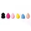 Esponja de Maquiagem Puff Beauty Blender Grau A em Estoque, Uso Duplo para Molhado e Seco, Puff em Formato de Gota d'Água, Ferramenta de Maquiagem Sem Látex