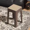 Nuevo Taburete de Plástico Usado Mimbre Tejido Doméstico Espesado Mesa de Comedor de Repuesto Taburete Alto Resistente Duradero Sala de Estar Apilable