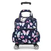 Bolsa de viaje mini plegable ultraligera al por mayor, bolsa de carrito pequeña universal con ruedas portátil, caja de tela para viaje de abordaje