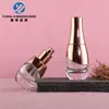 En stock Juego de Hombro Galvanizado Botella Gota de Agua Presión 20-120ml Botella de Vidrio para Sérum 30g 50g Tarro para Crema