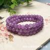 Violeta lítio quartzo rock jade pulseira lilás roxo clavícula cadeia mãe cadeia colar multi-círculo de seis caracteres mandarim pulseira atacado