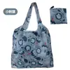 Venta Directa de Fábrica en Stock Bolsa de Compras Plegable 190t Poliéster Estampada Bolsa de Almacenamiento con Impresión de Logo Bolsa de Regalo Publicitario