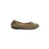 Zapatos de lana de estilo ballet con lunares de moda, punta redonda y diseño juvenil, con lazo, apertura poco profunda, tacón bajo, suela suave y estilo slip-on para mujer