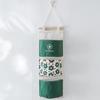 Bolsa de Armazenamento Estampada Laranja Organizador de Pendurar na Parede Atrás da Porta Bolsa de Parede Pequena Bolsa de Tecido Organização de Dormitório