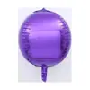 Ventas Directas Transfronterizas Globos Redondos de Papel de Aluminio 4D de 50 Pulgadas 60 Pulgadas 22 Pulgadas Tema de Cumpleaños Fiesta Globos Decorativos de Papel de Aluminio