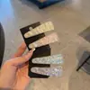 Pinza para el Cabello Triángulo Coreana Pinza BB de Cristal Dulce Versátil Flequillo Lateral Cabello Fino Pinza para la Parte Posterior de la Cabeza