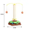 Tabla Rascadora Vertical de Sisal y Estructura de Escalada para Gatos Combo, Duradera y que No Suelta Pelo, Juguete para Gatos, Poste Rascador, Plataforma Giratoria, Suministros de Tabla para Uñas de Gato