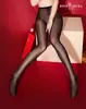 Calcetines de Cintura Alta 30D, Medias Aceitosas, Moldeado Sexy de Piernas, Tentación de Seda Negra, Calcetines de Baile Shebin de Alto Brillo, Seda Engrosada
