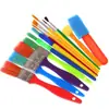 Materiais de Pintura Artística Infantil Pincéis de Esponja Pincéis de Aquarela para Jardim de Infância Ferramentas de Carimbar e Esfregar Grafite
