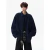 Chaqueta de mezclilla de manga larga retro americana, camisa de mezclilla lavada con cuello de solapa, top moderno para hombre de primavera y otoño, versión coreana