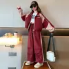 Traje para Niña, Estilo Primavera y Otoño, Nuevo Estilo de Moda 2026, Ropa Deportiva para Niños Talla Mediana y Grande, Ropa de Otoño, Conjunto Casual de Dos Piezas para Trabajo Infantil