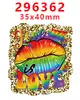 Accesorios Acrílicos de Dibujos Animados con Purpurina Transfronterizos Accesorios de Joyería DIY de Resina Parche Pasador Pasador Gt-J-294577