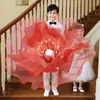 Flores de Papoula de Seda Artificial Transfronteiriças, Flores Guia para Casamento Romântico, Adereços de Decoração para Festas e Festivais Atacado