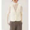 Capa interior de chaqueta de plumas para mujer, chaleco ligero y cálido para usar en capas, chaleco ajustado de cuello en V para usar por dentro