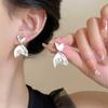 Pendientes de cola de pez, ligeros, de lujo, de moda, combinables, con diseño de nicho, de alta calidad, elegantes, sencillos, líquidos, personalizados, pendientes sencillos.