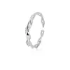 Rueda de la Fortuna Anillos de Pareja Mobius Plata de Ley S925 Nicho Diseño de Alta Gama Joyería Versátil Anillos Abiertos