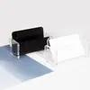 2293 Portatarjetas de Acrílico Caja de Etiquetas Departamento de Ventas Soporte Transparente de Plástico para Tarjetas de Presentación Caja de Almacenamiento Estante para Tarjetas de Presentación