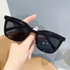 Novos óculos de sol gm com armação preta e lentes castanhas para homens, marca de moda retrô, olhos personalizados, óculos de sol para dirigir, proteção UV para mulheres, atacado