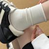 Meias Femininas de Borda Enrolada Sem Costura, Algodão Puro, Antibacterianas, Resistentes a Odores, Resistentes ao Desgaste, Anti-Pilling, Meias Largas, Elásticas, Absorventes de Suor, Respiráveis, Meias para Maternidade