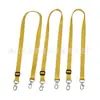 Lanyard con gafete para feria de empleados cubierta para tarjeta de acceso al autobús estudiantil tarjeta de trabajo transparente de doble cara