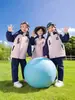 Ropa de Clase para Estudiantes de Primaria Ropa de Primavera, Otoño e Invierno Ropa con Carga Desmontable Uniforme Escolar Infantil Traje para las Cuatro Estaciones Ropa de Jardín de Infancia Verano