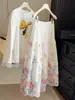 Falda Floral Calada con Bordado Pesado para Mujer 2026 Primavera y Otoño Nueva Casual Versátil de Línea A Acampanada de Longitud Media