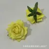 Cabeças de Flores de Rosa de Canto Revestidas Artificiais para Arranjos de Casamento, Flores Artificiais Feitas à Mão para Decoração de Casa, Atacado de Fabricantes, Decoração de Hotel