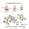 En Stock Remache de Bloqueo en Forma de I Tornillo Correa Cabeza Plana Remache para Álbum Clavo de Libro Accesorio de Forma Cruzada