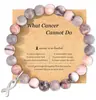 Pulseira Pulseira de Câncer Pulseira de Presente de Feriado Pingente de Fita de Cristal Rosa Pulseira de Pedra Vermelha com Laço