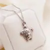 Colgante de Tortuga de Acero Inoxidable Fundido a Presión Tohm Accesorio Versátil Estilo Océano Verano Collar Electrochapado en Oro de 18K