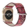 Para Pulseira Apple Watch iwatch1234567se Geração Apple Watch Pulseira de Couro Estampada Estilo Chinês Pronta Entrega