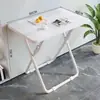 Mesa dobrável simples, modelo novo para refeições em casas pequenas, mesa portátil para uso externo para montar barracas, mesa quadrada comercial