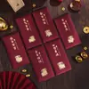 Sobre Rojo Personalizado Simple del Año del Cordero Personalizable Festival de Primavera Sobre General de Dinero de la Suerte Zodiaco Bolsa de Sobre Rojo de Mil Yuanes Se Puede Imprimir Logo