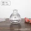 Conjunto de vasos de vidro transparentes para venda por atacado, pequenos vasos de vidro, decoração sofisticada para restaurantes, arranjos florais, coloridos e elegantes.