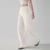 Calça Esportiva Casual Solta Reta para Uso Externo, Caimento Elegante, Emagrecimento, Cintura Alta, Corrida, Treinamento, Primavera, Outono, Respirável, Yoga, Fina, Nova