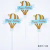 Novo Bolo Arco-Íris Plug-in Plug-in Plug-in Cartão Decoração Decorativa Festa de Aniversário Suprimentos Decorativos Cartão Plug-in Nuvem Amor