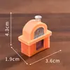 Comida de simulação criativa brincar pão bolo realista ponto modelo micro paisagem DIY decorações acessórios miniatura pequenos ornamentos