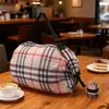 Nova Bolsa de Ombro Dobrável para Viagem Bolsa de Armazenamento Portátil Espessa Sacola de Compras Ecológica para Supermercado