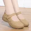 Zapatos Mary Jane Mágicos Blancos de Grulla de Almohada Suela Suave para Madres Versátiles Cómodos Planos para Mujeres Ligeros Transpirables para Personas de Mediana Edad y Mayores Descanso