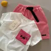 Camiseta de Manga Corta para Niños, Cuello Redondo, Ropa Infantil, Tops Unisex, Camisetas Básicas, Camisetas de Verano, Estilo Casual Versátil de Verano, Categoría a