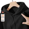 Moletom com Capuz de Veludo Plus Size Outono Inverno Masculino Estilo Coreano Solto Casual Tendência Versátil Cor Sólida Simples